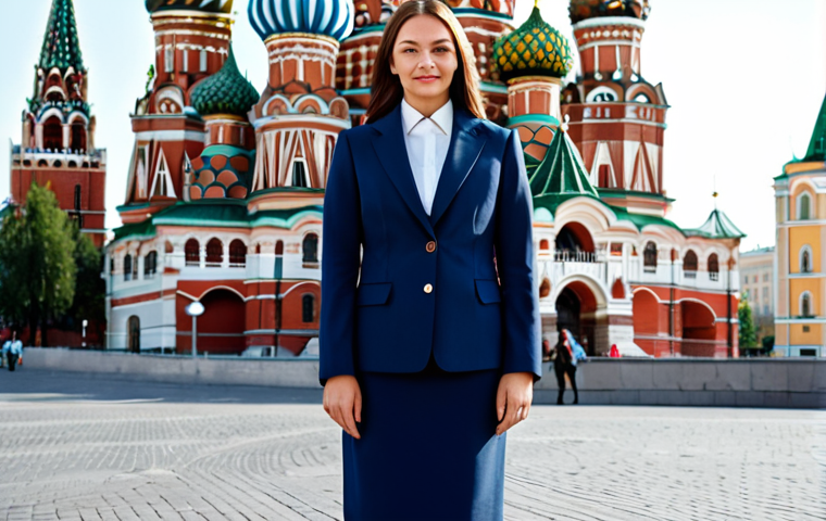 **
"A professional woman in Moscow, fully clothed in a stylish, modest business suit, standing confidently in front of the Saint Basil's Cathedral during the day. Bright, clear sky. Safe for work, appropriate content, family-friendly, perfect anatomy, correct proportions, natural pose, well-formed hands, proper finger count, natural body proportions, professional photography, high quality, safe and appropriate attire, modest clothing."
**